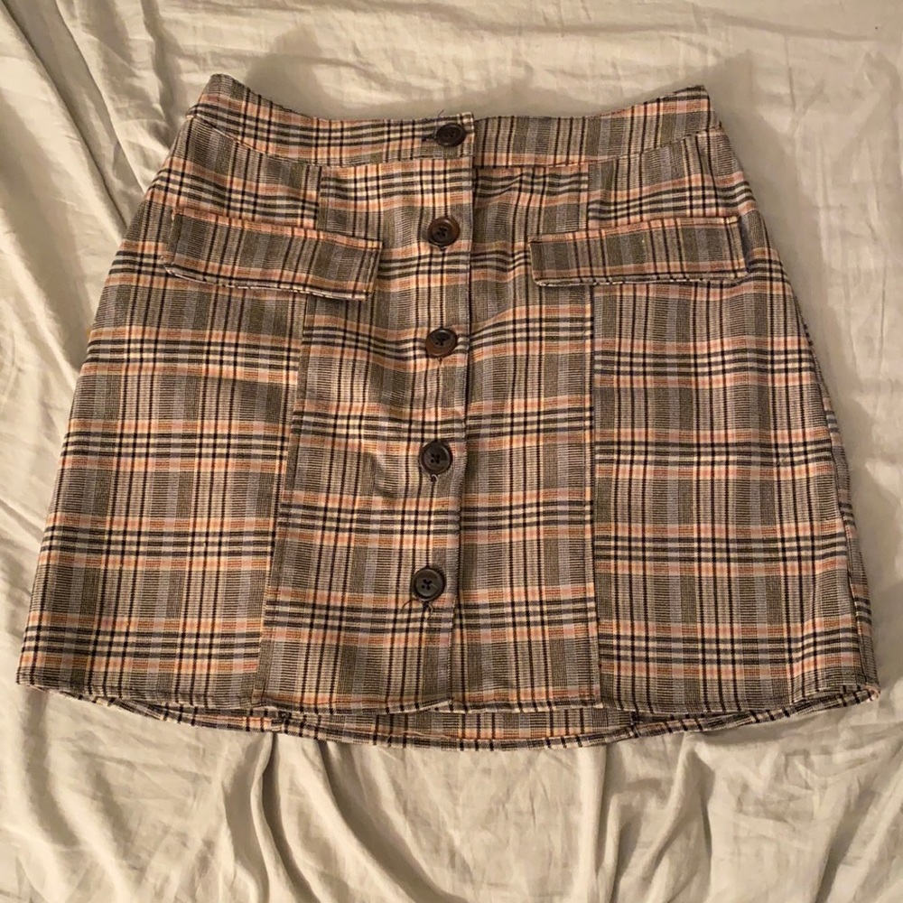 Urban Outfitters Plaid Mini Skirt